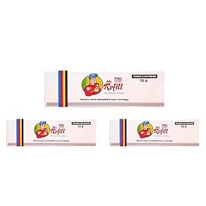 mrrefill 12a toner cartridge with a yield of 2000 neat and clean copies loaded with anti-humidity resin - pack of 3