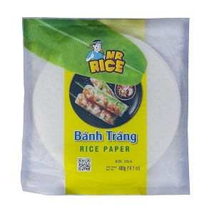 mr rice brand banh trang 22cm rice paper 1411 oz  400 g