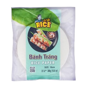 mr rice fresh roll rice paper 16cm 300gm