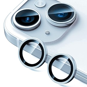 mrshield 2 pack camera lens protector for iphone 1414 plus - blue