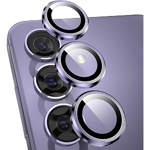 mrshield 2 pack camera lens protector for samsung galaxy s24 - purple