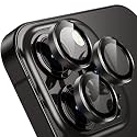 Mr.Shield (2 Pack) Camera Lens Protector for iPhone 14 Pro Max/14 Pro - Black