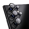 Mr.Shield (2 Pack) Camera Lens Protector for Samsung Galaxy S22 Ultra -Black