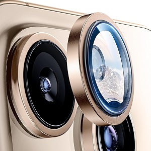 mrshield top-notch 3d camera lens protector ring for iphone 16 pro max  16 pro 11 keep original lens design and color 9h hardness easy installation - desert titanium