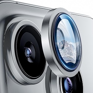 mrshield top-notch 3d camera lens protector ring for iphone 16 pro max  16 pro 11 keep original lens design and color 9h hardness easy installation - white titanium