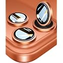 Mr.Shield Top-Notch 3D Camera Lens Protector Ring For iPhone 17 Pro Max | 17 Pro, 1:1 Keep Original Lens Design and Color, 9H Hardness, Easy Installation - Cosmic Orange