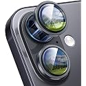Mr.Shield Top-Notch 3D Camera Lens Protector Ring For iPhone 17, 1:1 Keep Original Lens Design and Color, 9H Hardness, Easy Installation - Black Titanium