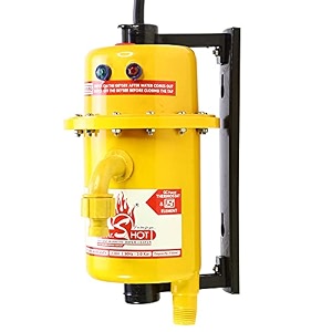 mrshot classic instant running water heater  made of first class abs plastic  auto cut off and manual reset thermostat  3000w isi certified  orange