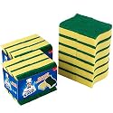 MR. SIGA Heavy Duty Scrub Sponge, Size: 11 x 7 x 3cm - Pack of 24