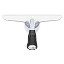 MR.SIGA Silicone Squeegee for Shower Doors, 25 cm/10 inch, White &amp; Black