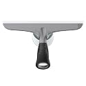 MR.SIGA Silicone Squeegee for Shower Doors, 25 cm/10 inch, Gray &amp; Black