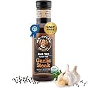 Mr. Spice Garlic Steak Sauce, Organic Salt Free, 13.5 oz