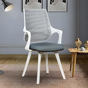 mrc executive chairs always inspiring more mono mesh mid-back ergonomic office chair visitor chair study chair computer chair  work from home mono fixed grey amp white