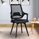 MRC EXECUTIVE CHAIRS ALWAYS INSPIRING MORE Mono Mesh Mid-Back Ergonomic Office Chair| Visitor Chair| Study Chair |Computer Chair | Work from Home (Mono Fixed, Black)