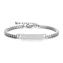 MRENITE 10k 14k 18k Solid Gold Personalized Name Bracelet – Dainty Name Plate Bracelet - Custom Any Name Fine Jewelry Gift for Women Adults Wife