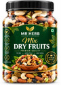 MRHERB Mix Dry Fruit | Premium Nut Mix | Assorted Nuts & Dried Fruits | Healthy Snack | Almonds, Cashews, Walnuts, Pistachios, Raisins (1 x 1 kg)