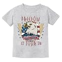 Mrocioa USA American Flag 4th of July Shirt for Boy Girl Kids Stars Stripes Patriotic T-Shirt