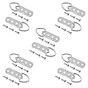 MroMax 10PCS Ring Picture Frame Buckle 2.36" x 0.59"Silver Tone Assortment Kit for Home Decoration Picture Frames Photo Hanging Solutions