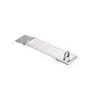 MroMax 116 x 30mm Padlock Locking Hasp Staple Safety Door Clasp Gate Lock Latch 201 Stainless Steel Door Cabinet Swivel Clasp Latch Silver Tone 1Pcs