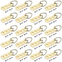 MroMax 30PCS Ring Picture Frame Buckle 2.52" x 0.59"Gold Tone Assortment Kit for Home Decoration Picture Frames Photo Hanging Solutions