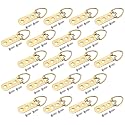 MroMax 40PCS Ring Picture Frame Buckle 2.52" x 0.59"Gold Tone Assortment Kit for Home Decoration Picture Frames Photo Hanging Solutions