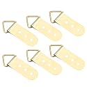 MroMax 50PCS Ring Picture Frame Buckle 2.56" x 0.79"Gold Tone Assortment Kit for Home Decoration Picture Frames Photo Hanging Solutions