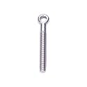 MroMax M12 x 90mm 304 Stainless Steel Machinery Shoulder Lifting Eye Bolt Metric Thread 1pcs