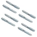 MroMax M8 x 70mm Hanger Bolts, Self Tapping Screw, 8Pcs