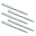 MroMax M8 x 90mm Hanger Bolts, Self Tapping Screw, 8Pcs