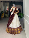 MRRSH EMPORIUM Self Design Semi Stitched Lehenga