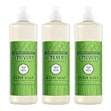 MRS. MEYER'S CLEAN DAY Liquid Dish Soap, Fresh Cut Grass, 16 fl oz, 3 Pack