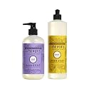 Mrs. MEYER'S CLEAN DAY Variety Pack 1 Liquid Hand Soap Lilac 12.5 OZ, 1 Dish Soap, Daisy 16 OZ, 1 CT