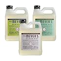 Mrs. MEYER'S CLEAN DAY Liquid Hand Soap Refill Scent Variety Pack (Lemon Verbena + Lavender + Basil)