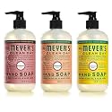 Mrs. MEYER'S CLEAN DAY Liquid Hand Soap Variety Pack 12.5 OZ Each, 3 Count (Geranium + Honeysuckle + Rosemary)