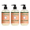 Mrs Meyers Hand Soap Geranium 12.5 Ounce Pump (370ml) (3 Pack)