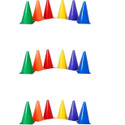 MRT SPORTS Cone Marker Pack of 18