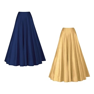 silk fabric long kali pattern skirt ready to wear ethnic lengha skirt