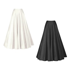 silk fabric long kali pattern skirt ready to wear ethnic lengha skirt