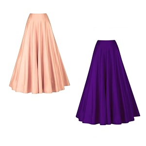 silk fabric long kali pattern skirt ready to wear ethnic lengha skirt