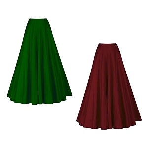 silk fabric long kali pattern skirt ready to wear ethnic lengha skirt