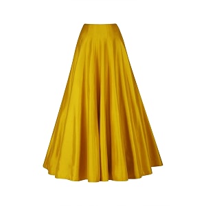 silk fabric long kali pattern skirt for ethnicfestival ocassion