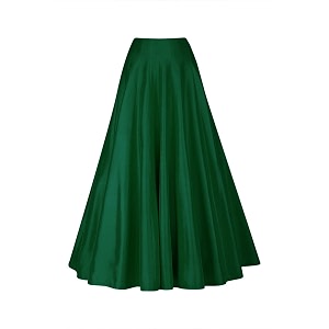 silk fabric long kali pattern skirt for ethnicfestival ocassion