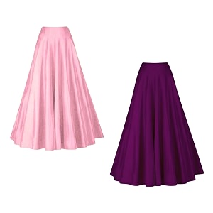 silk fabric long kali pattern skirt ready to wear ethnic lengha skirt