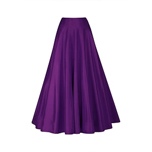 silk fabric long kali pattern skirt for ethnicfestival ocassion