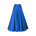 Silk Fabric Long Kali Pattern Skirt for Ethnic/Festival Ocassion