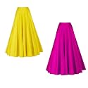 Silk Fabric Long Kali Pattern Skirt, ready to wear ethnic lengha skirt