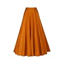 Silk Fabric Long Kali Pattern Skirt for Ethnic/Festival Ocassion