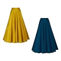 Silk Fabric Long Kali Pattern Skirt, ready to wear ethnic lengha skirt
