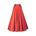 Silk Fabric Long Kali Pattern Skirt for Ethnic/Festival Ocassion