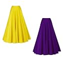 Silk Fabric Long Kali Pattern Skirt, ready to wear ethnic lengha skirt